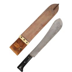 WWII US military machete dated 1944, Legitamas Collins & Co, model no.1250, with original ...