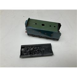 Tri-ang Hornby '00' gauge - Coronation Class 4-6-2 locomotive 'Coronation' No.6220 in LMS blue/silver livery with 'Alternative Names & Numbers' pack in box base with plain slip case; and Class 57XX 0-6-0 Pannier Tank locomotive No.8751; boxed; together with an incomplete and repainted Hornby Dublo Class A4 4-6-2 locomotive 'Golden Plover' No.4497 in associated box (3)