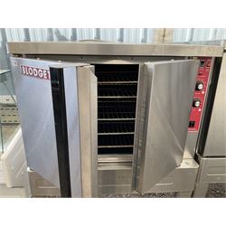 Blodgett - Zephaire commercial stainless steel double door convection baking oven, 3 phase, on four legs - THIS LOT IS TO BE COLLECTED BY APPOINTMENT FROM DUGGLEBY STORAGE, GREAT HILL, EASTFIELD, SCARBOROUGH, YO11 3TX