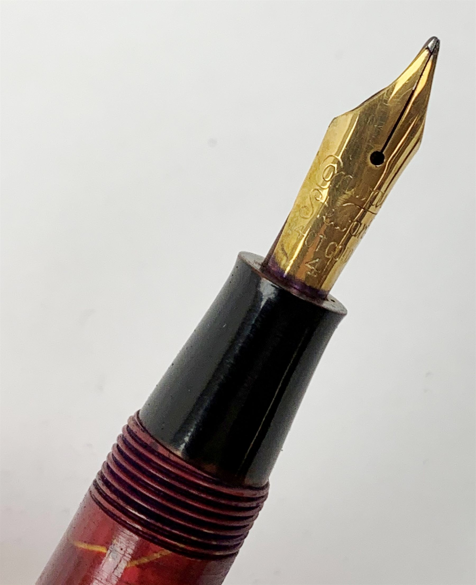 A group of Vintage pens, to include a Conway Stewart 84 lever filled fountain pen with nib marked 14ct,  a Parker Victory fountain pen with nib marked 14K, a Watermans lever filler, two Swan Self Filler Mabie Todd fountain pens with nibs marked 14ct, a further Swan Self Filler Mabie Todd (nib a/f), etc. 
