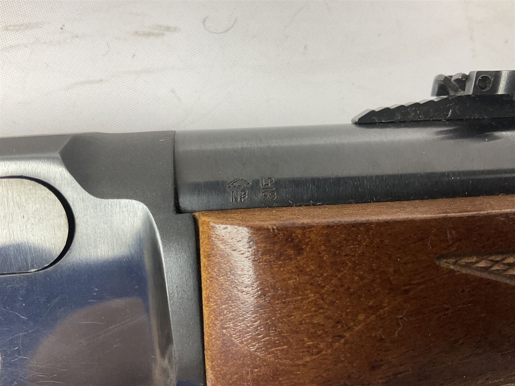 Marlin .38/357 Model 1894CS-357 Mag. or 38 Special underlever sporting rifle with 47cm barrel and sliding adjustable rear sight No.03067787 L91.5cm overall SECTION 1 FIRE-ARMS CERTIFICATE REQUIRED
