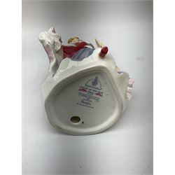 Nine figures; eight Royal Doulton, , Amy, Sandra, thank you, thinking of you, Christmas carols, my love, happy birthday, Merry Christmas and one Coalport figures, Andrea 