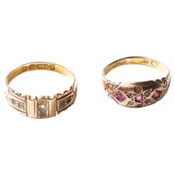 Two gold rings