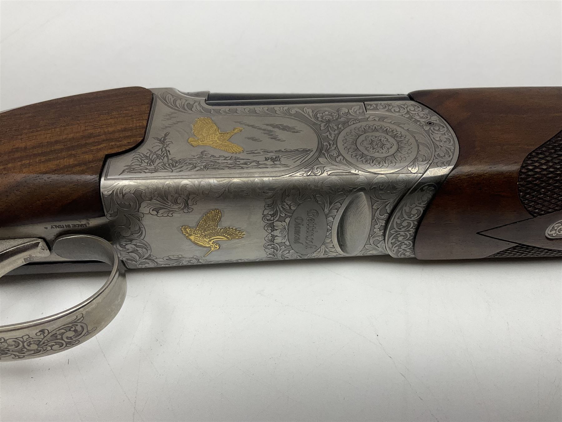SHOTGUN CERTIFICATE REQUIRED: Italian Bettinsoli Diamond 12-bore by 3
