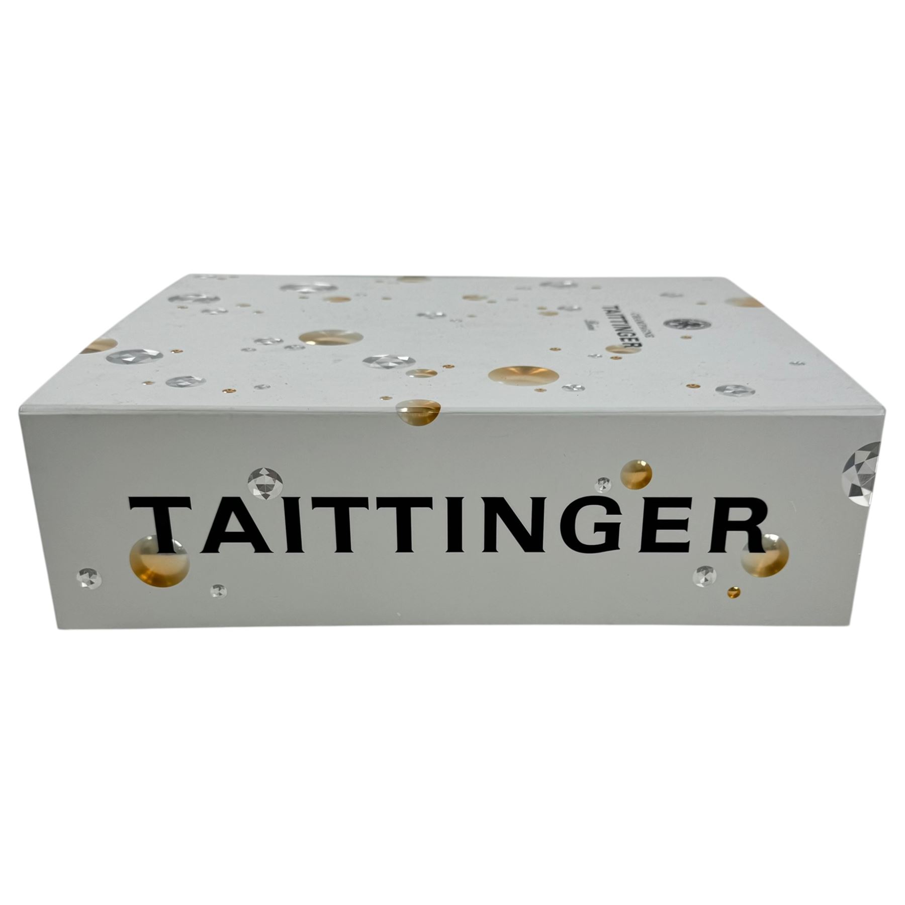 Bottle of Taittinger Brut Champagne, together with Apis Jadwiga Póltorak Mead, various contents and proof 