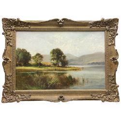 Owen Bowen (Staithes Group 1873-1967): Lake District Landscape, oil on canvas signed 30cm x 45cm