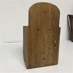 Two GPO wall mounted bell boxes, the first example marked no.1, and no.1A, together with three other wall mounted bell boxes 