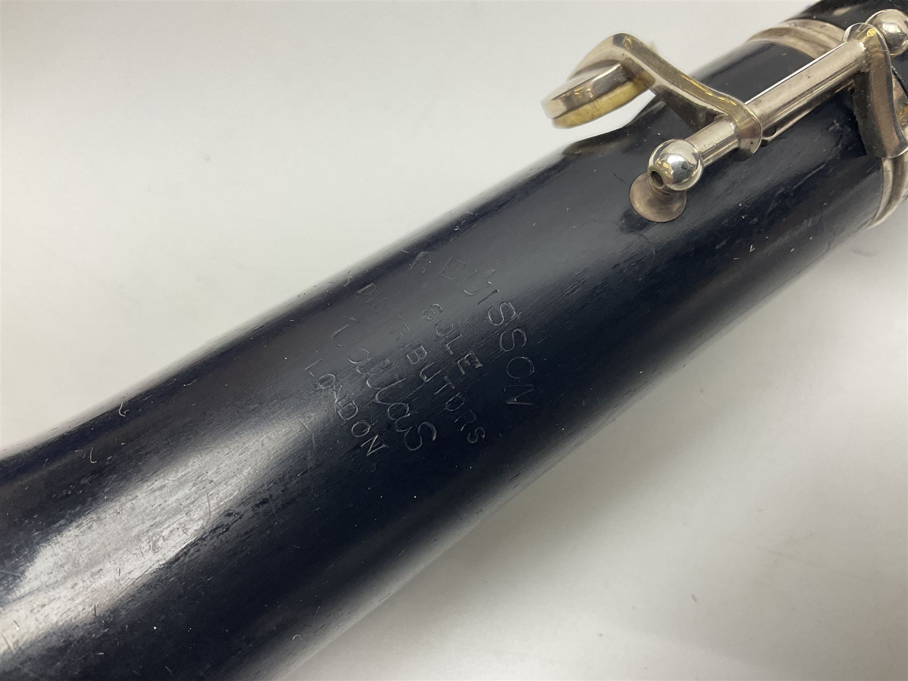 F. Buisson Dallas London oboe, serial no.5434; Boosey & Hawkes Lafleur clarinet, serial no.807004; and incomplete Boosey & Hawkes Regent clarinet, serial no.372169; each in fitted carrying case (3)