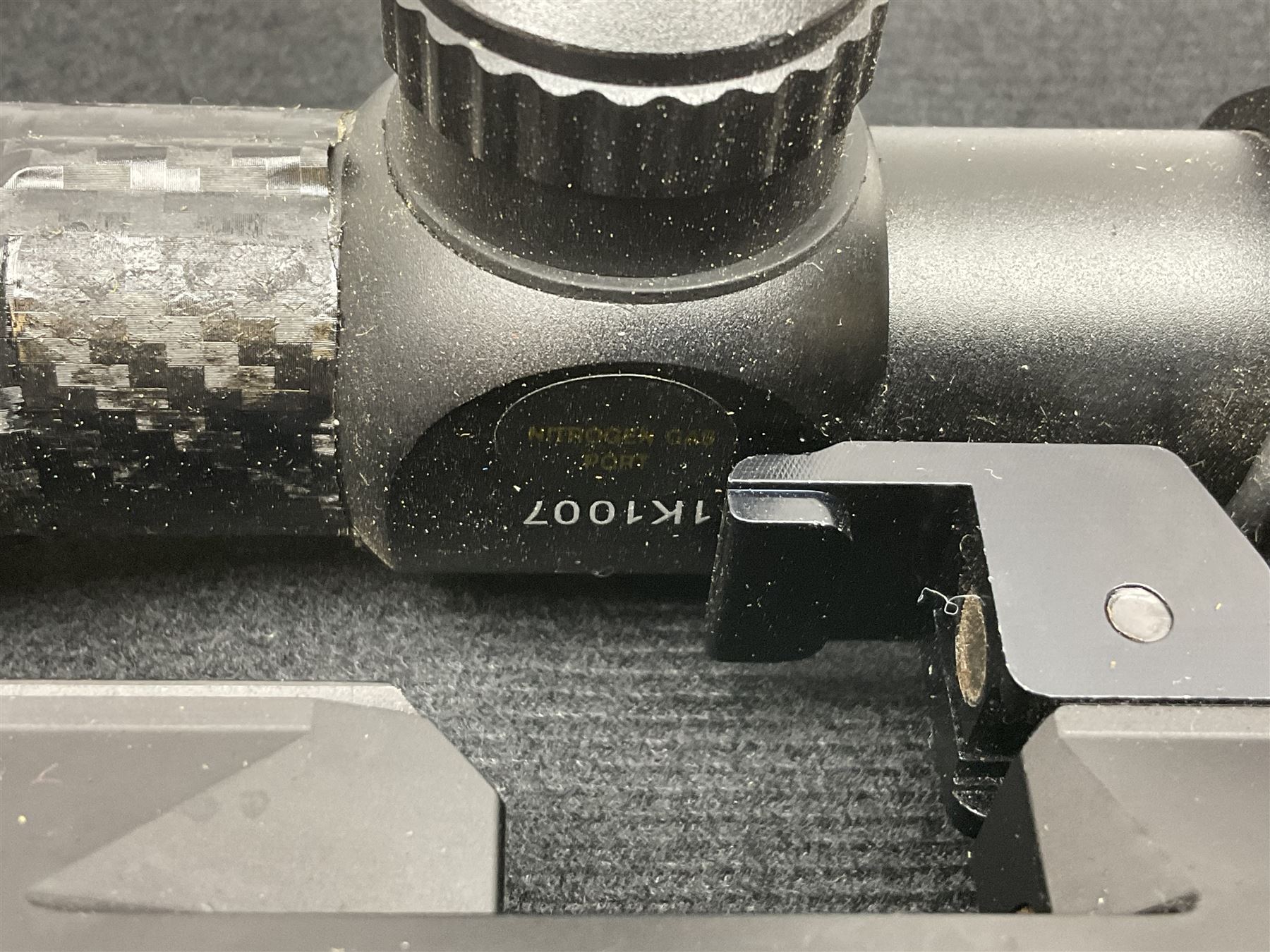 Air Arms S400F Carbine bolt-action .22 multishot air rifle, pump-up action, adjustable trigger, fitted with sound moderator and Nikko Stirling Mountmaster 3-9 x 50 telescopic sight, complete with stirrup type pump, pressure gauge etc, serial no.135456, L106cm; in gun sling