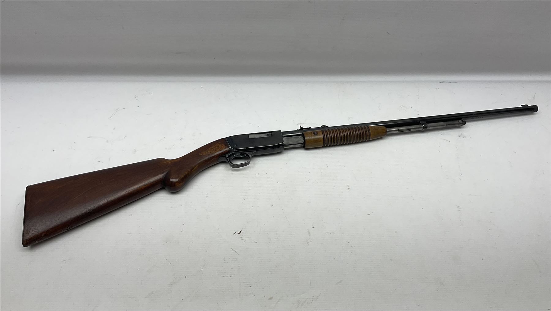 FIREARMS CERTIFICATE REQUIRED - Belgian Browning FN pump action .22 LR rifle, the 56cm(22