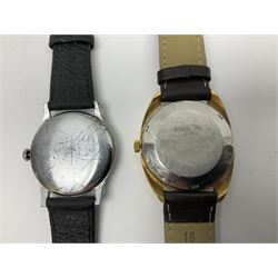 Two automatic wristwatches including Gerrard and Baronet and six manual wind wristwatches including Medana Tissot Seastar-Seven, Roamer, Eterna, Bakobe and Eastend Watch (8)