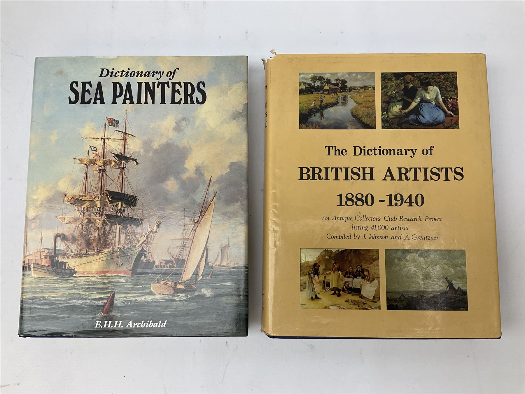 Group of Fine Art and Antique reference books, to include examples on Victorian painters, equestrian artists, Worcester porcelain, etc. 