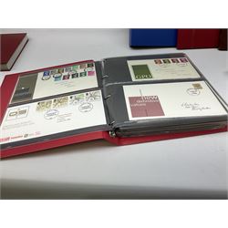 First day covers, PHQ cards and stamps, including small number of mint Queen Elizabeth II stamps, Elizabeth and Philip Diamond Wedding Anniversary 2007 Gibraltar two pound coin cover etc, in one box