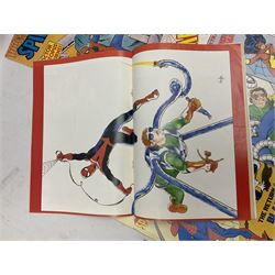 Spider-Man comics (1982-1985) nos 500-527, 529-535, 537-552, 579-602, 604-614, 620-626, and 628-631 (97)