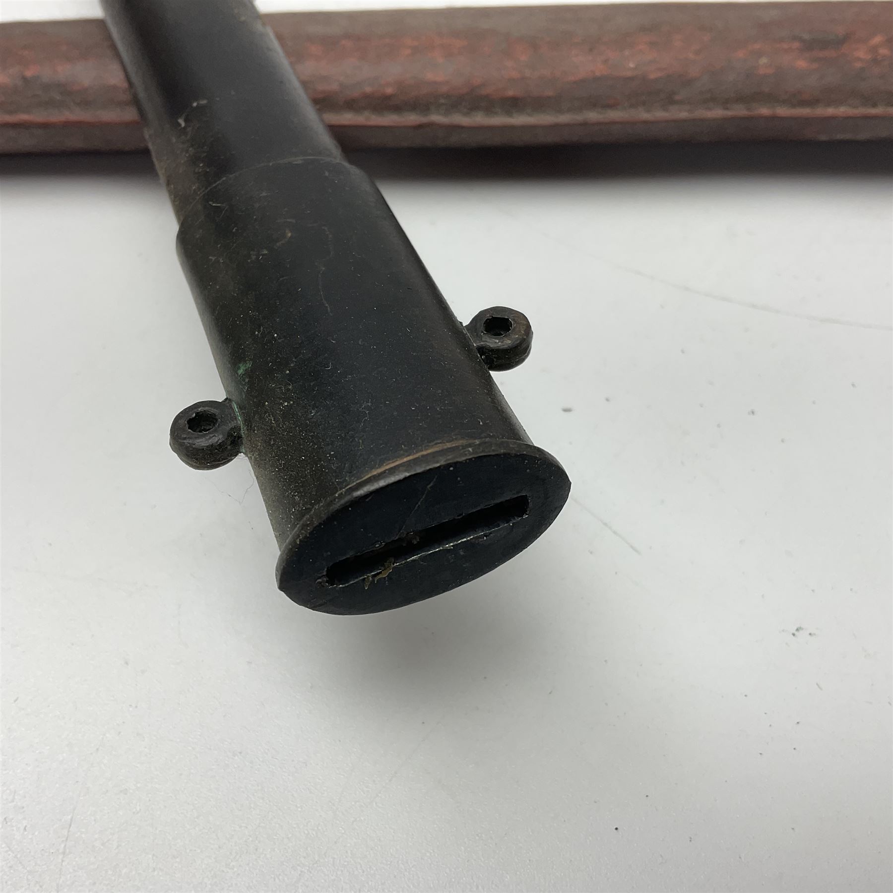 Reproduction WW2 German Luftwaffe officer's sword; and reproduction Japanese officer's sword katana (2)