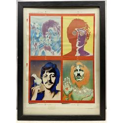 After Richard Avedon (American 1923-2004): The Beatles Headshots, poster pub. 2002, 63cm x 44cm 