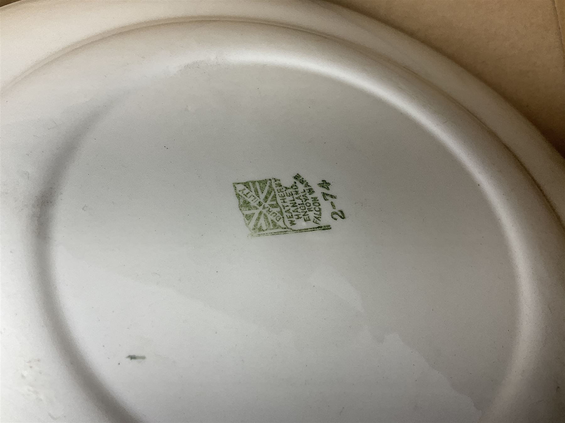 Shelley Maytime pattern sauce boat and saucer, Hornsea vases, blue and white Willow pattern dinner wares and a collection of other ceramics and glassware, in four boxes 