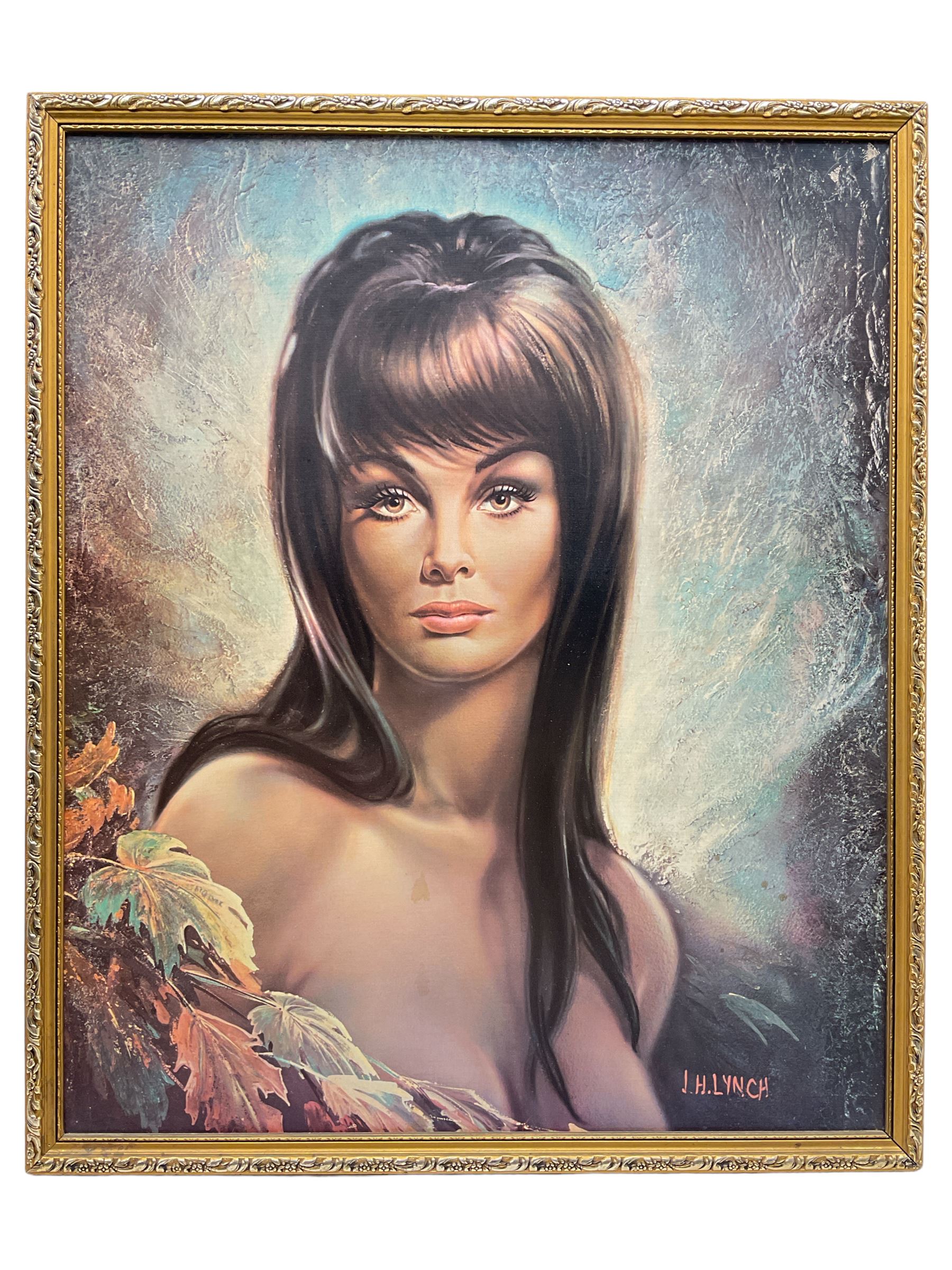 After Joseph Henry Lynch (British 1911-1989): 'Autumn Leaves', vintage colour print 