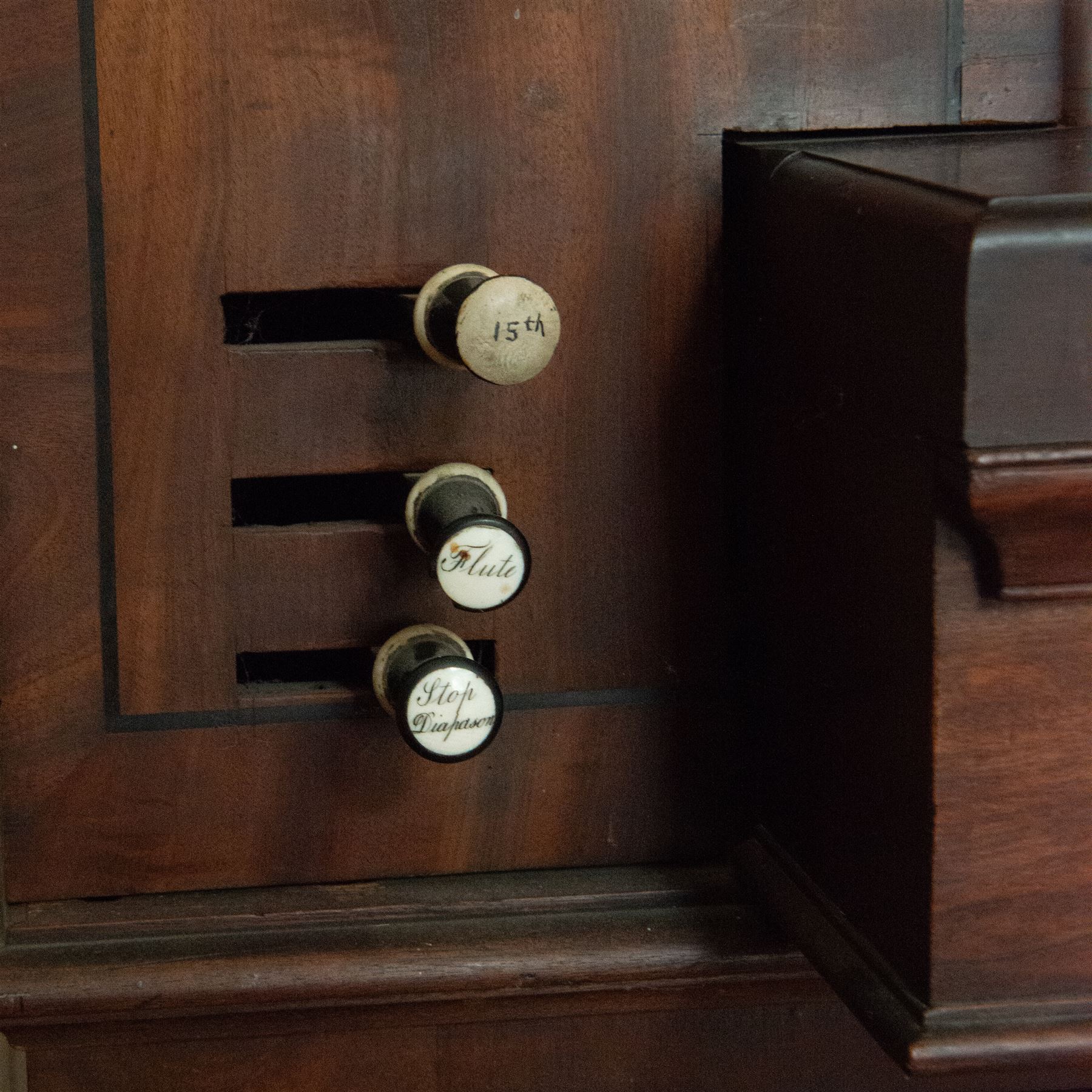 Mid-18th century Johannes Schnetzler (John Snetzler) Chamber Organ 1742
Single manual chamber organ, five octave keyboard with 58 keys GG-f3, A=427, with ebonised naturals and ivory faced sharps. With six speaking stops, Open Diapason, Twelfth, Cornet, Stopped Diapason, Flute and Fifteenth. Crank foot operated single rise reservoir. Case with alterations from the early part of the 19th century including the “gothic” arches and rectangular watered silk panels. Some of the pipework has been replaced, all the pipework is however present and the organ plays, however the pipe work is dirty and in need of attention, the action and stop work is also in need of some repair, adjustment and regulation. Thought to be the oldest Schnetzler chamber organ in Great Britain and is referred to in some sources as possibly owned by Handel who lived in London when Schnetzler worked there. However there is no documentary evidence to confirm this. Full notes and technical details regarding the background, restoration and history of this instrument can be found in The Harley Foundation Historical and Technical Report No 29 (2005) by Edward Bennett and Martin Goetze. This report can be downloaded 
HERE.

Given the intricate nature of these historic instruments, specialist support will be available if required – including a professional organ builder prepared to undertake full dismantling and reassembly – to assist successful buyers with safe removal and onward handling. Price upon application. 

This item has been registered for sale under section 10 of the APHA Ivory Act Reference GXAQ2W4S




