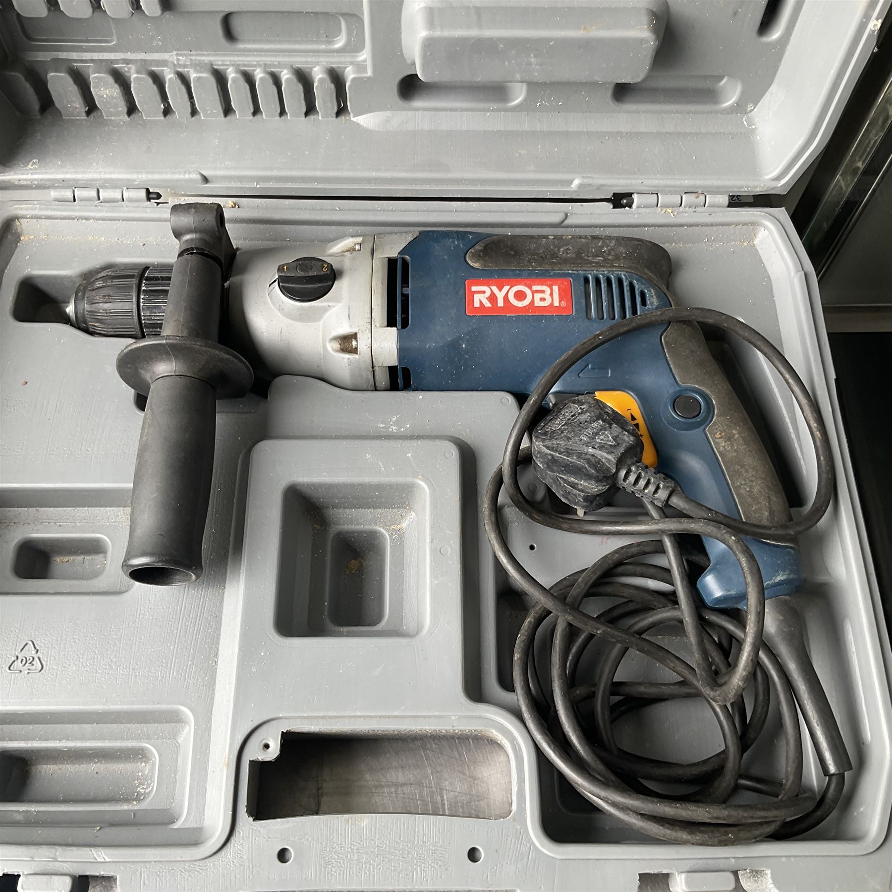 Ryobi electric drill, DeWalt battery drill and draper air nailer kit  - THIS LOT IS TO BE COLLECTED BY APPOINTMENT FROM DUGGLEBY STORAGE, GREAT HILL, EASTFIELD, SCARBOROUGH, YO11 3TX