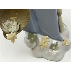 Lladro Season Angels set, comprising Spring Angel no 6146, Fall Angel no 6147, Summer Angel no 6148 and Winter Angel no 6149, all with original boxes, largest example 29cm