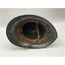  Hull City Police - Christys London helmet with king's crown night plate and a peaked cap (2)  