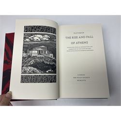 Folio Society - twenty-one volumes including Columbus on Himself, St Joan of Arc, The Devils of Loudun, The Rise and Fall of Athens, etc  