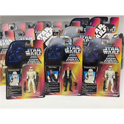 Star Wars - twenty-four carded figures including nineteen La Guerra De Las Galaxias La Guerre Des Etoiles; and five others; all in unopened blister packs (24)
