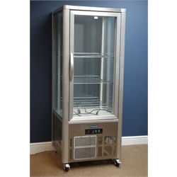 Polar GD881 commercial refrigerated display/dessert fridge, W71cm, H179cm, D70cm (This item is PAT tested - 5 day warranty from date of sale)    