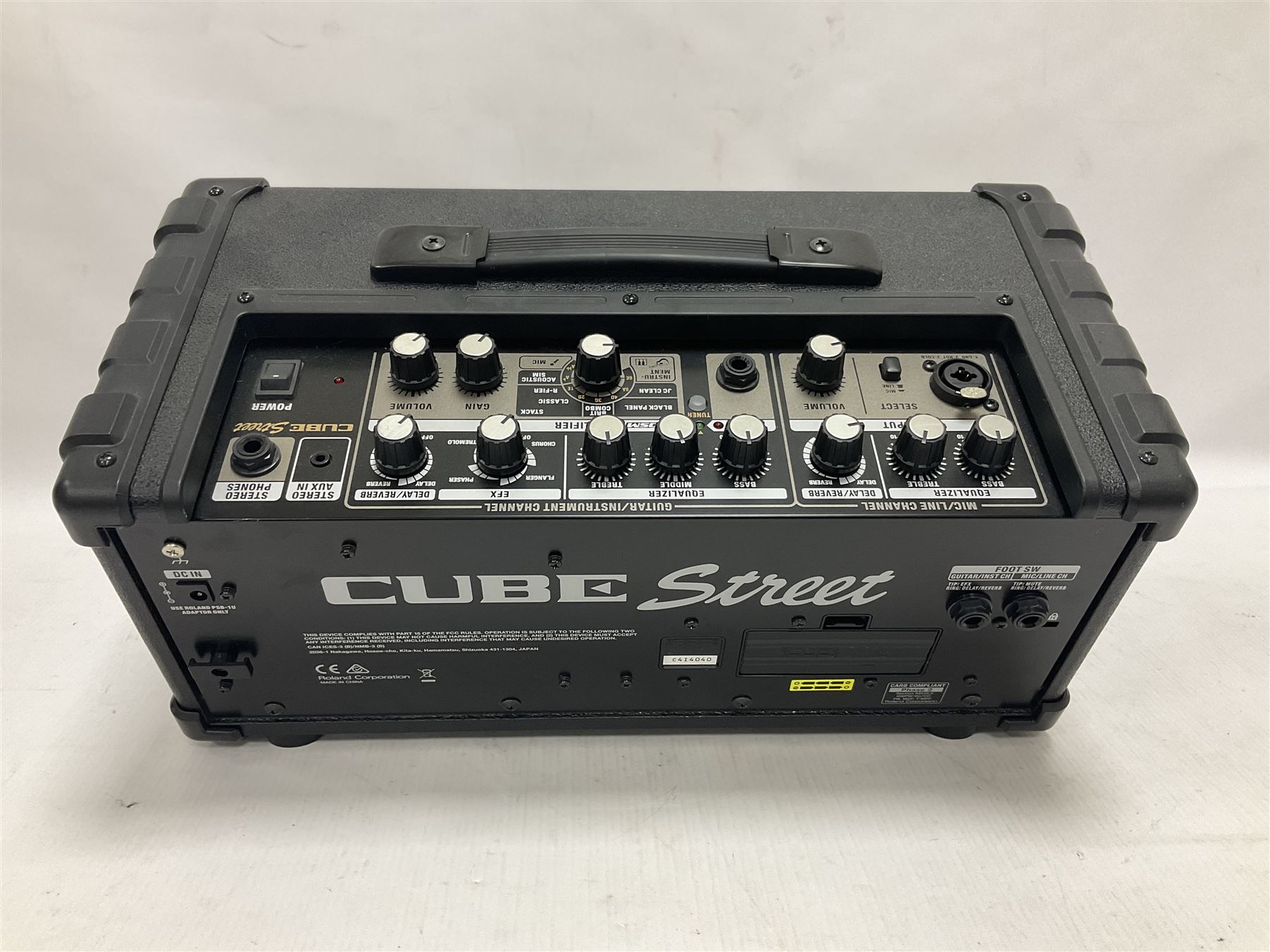 Roland Cube Street, 50w battery-powered stereo amplifier, L40cm