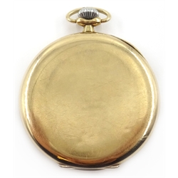  Mid 20th century 9ct gold Swiss made pocket watch  