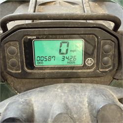 Yamaha Ultramatic Grizzly 450 Quadbike with rear mounted spreader (2012, 342 hours, 587 miles)