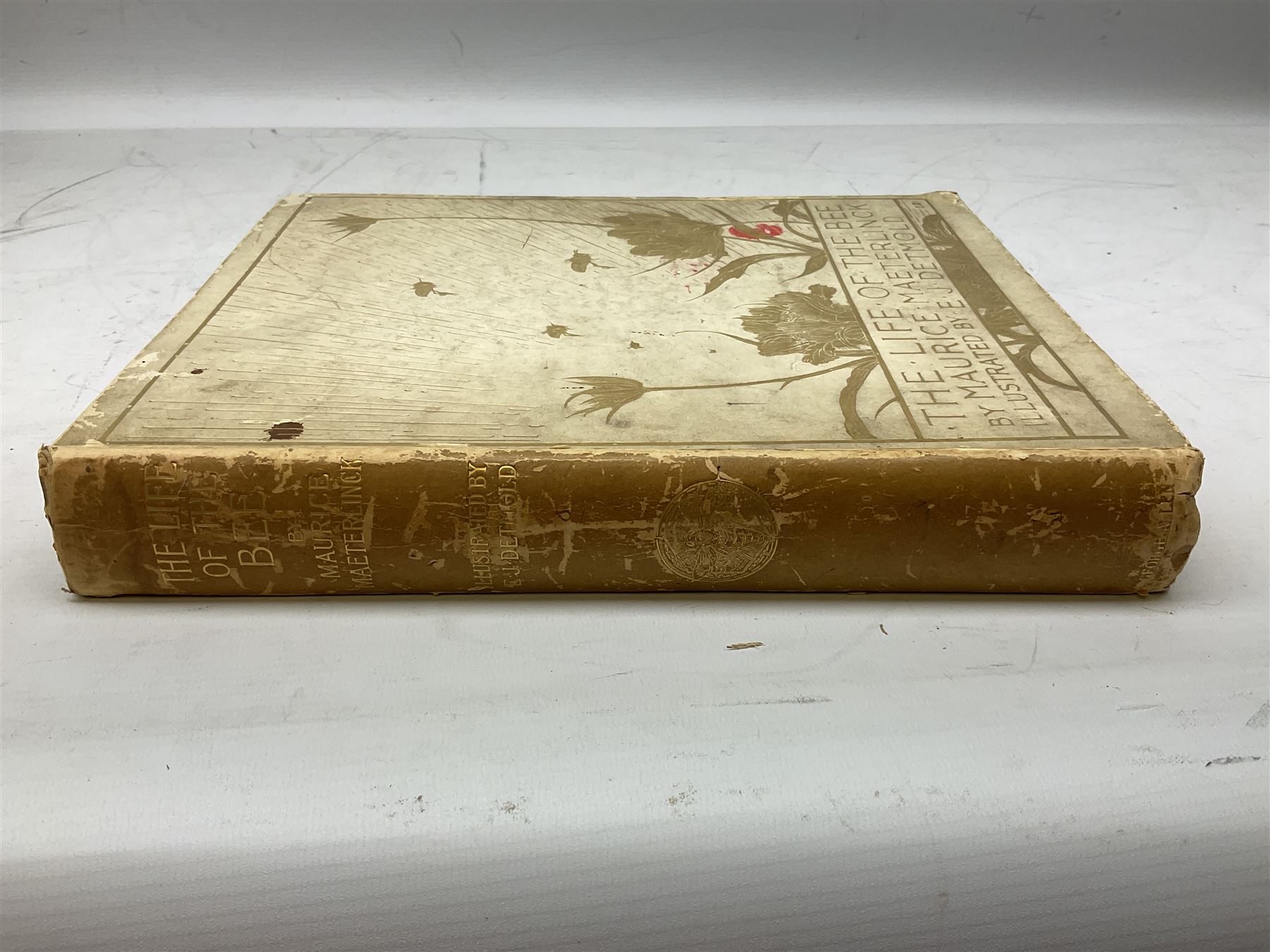 Maurice Maeterlinck: 'The Life of the Bee', illustrated E.J. Detmold, 13 mounted coloured plates, pub. Geo. Allen & Co. Ltd. London, 1911,