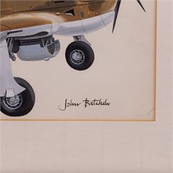 John Batchelor (British 1936-2019): Aircraft Studies, set of eleven gouaches variously signed and inscribed, max 35cm x 52cm (11)
