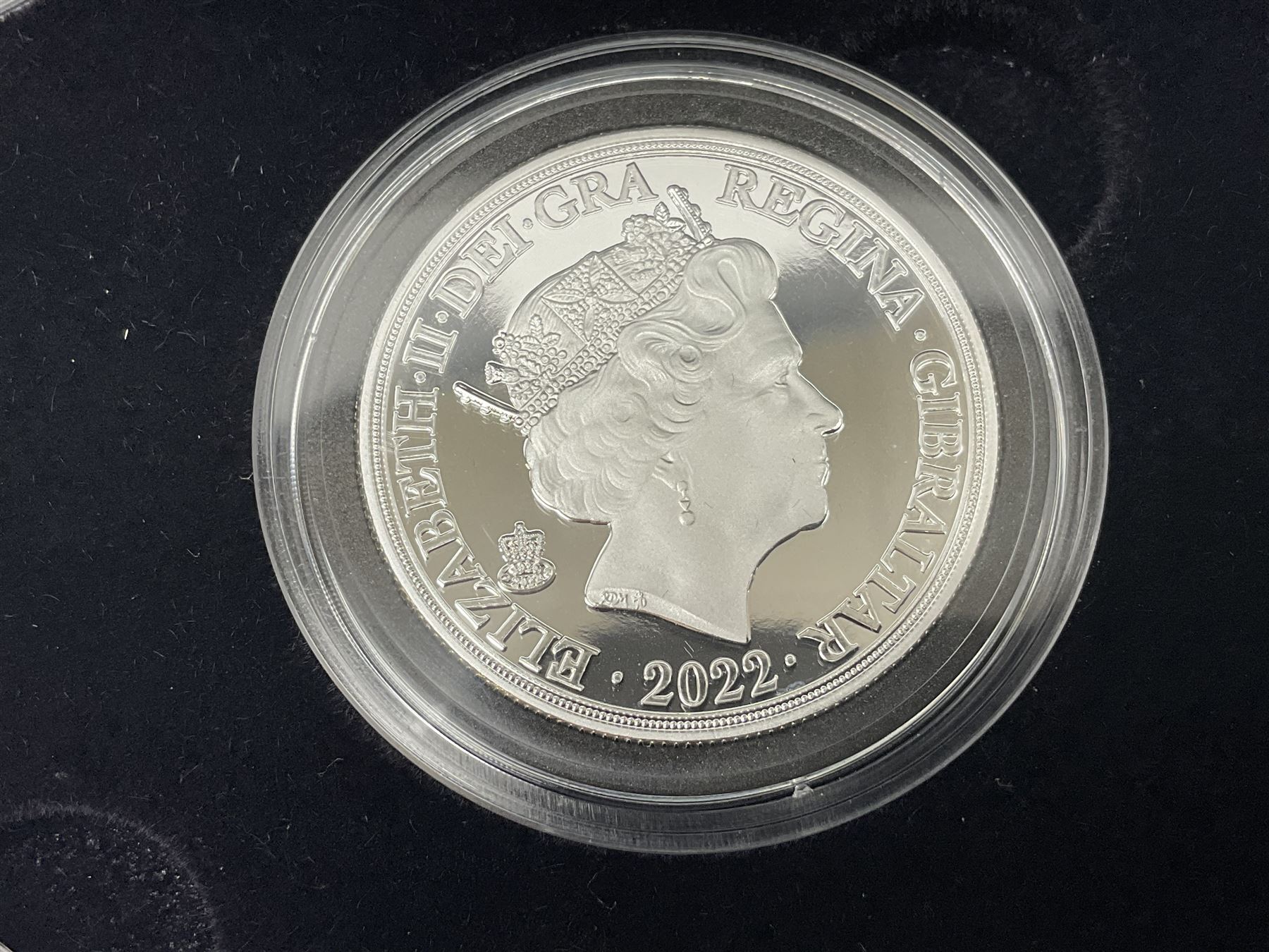 Queen Elizabeth II Gibraltar 2002 five coin silver-proof collection, cased with certificate