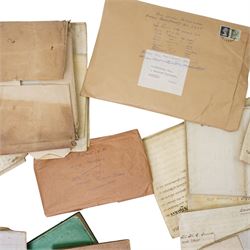 The Mather Family Archive - An extensive collection dating from 1690 to the 19th century of family indentures including Wills, Leases, Conveyances, Abstracts of Title etc .together with two 19th century photograph albums, ambrotypes, autograph and scrap books, ledgers etc and wall shields with the Mather crest, family tree etc.
The Mather family of Lancashire has a lineage of considerable historic interest on both sides of the Atlantic.  The family trace back to Richard Mather (1596-1669) a prominent Puritan minister who emigrated to New England in 1635. His descendants in America include his son, Increase Mather (1639-1732), president of Harvard College and his grandson Cotton Mather (1663-1728) who was an influential theologian and writer of early American history