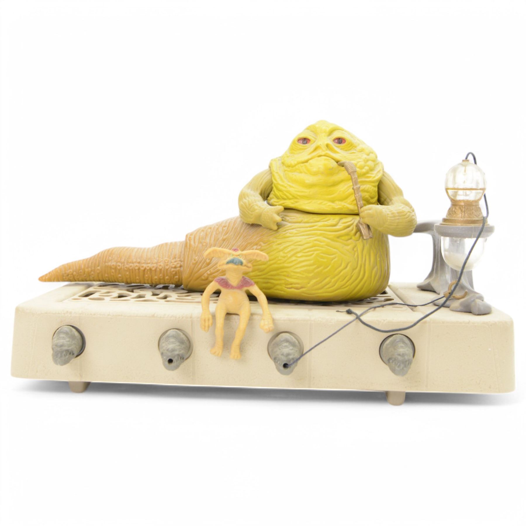 Kenner Star Wars Return Of The Jedi Jabba The Hutt Action Playset circa 1983, in original box, with insert and instructions