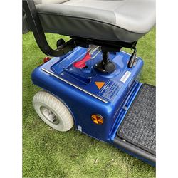 Eden Pathmaster mobility scooter in blue, adjustable swivel seat, front storage basket, pneumatic tyres, adjustable tiller - THIS LOT IS TO BE COLLECTED BY APPOINTMENT FROM DUGGLEBY STORAGE, GREAT HILL, EASTFIELD, SCARBOROUGH, YO11 3TX