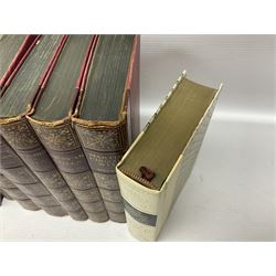 Twenty one volumes of Charles Dickens,  by The Home Library Book company, together with The Readers Digest bedside book of the art of living 