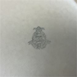 Charlotte Rhead for Crown Ducal, 'Ankara' design charger, pattern 5893, D44cm