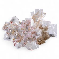 Quantity of costume jewellery, including stud earrings, pendant necklaces, charm bracelets...