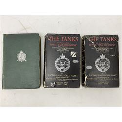 Hitler Adolf: Mein Kampf. The original edition entirely unexpurgated in eighteen parts by Hutchinson & Co. in association with Hurst & Blackett; Hart Capt. B.H. Liddell: The Tanks - History of the Royal Tank Regiment. 1959. Two volumes with dustjackets; The History of the London Rifle Brigade 1859-1919. London 1921; and Covenants With Death. Daily Express Publication. 1934