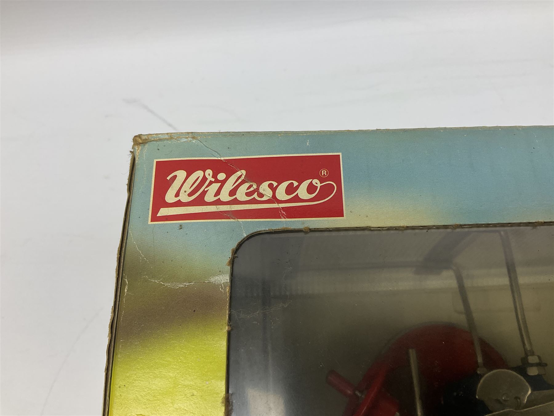 Wilesco steam roller traction engine, boxed