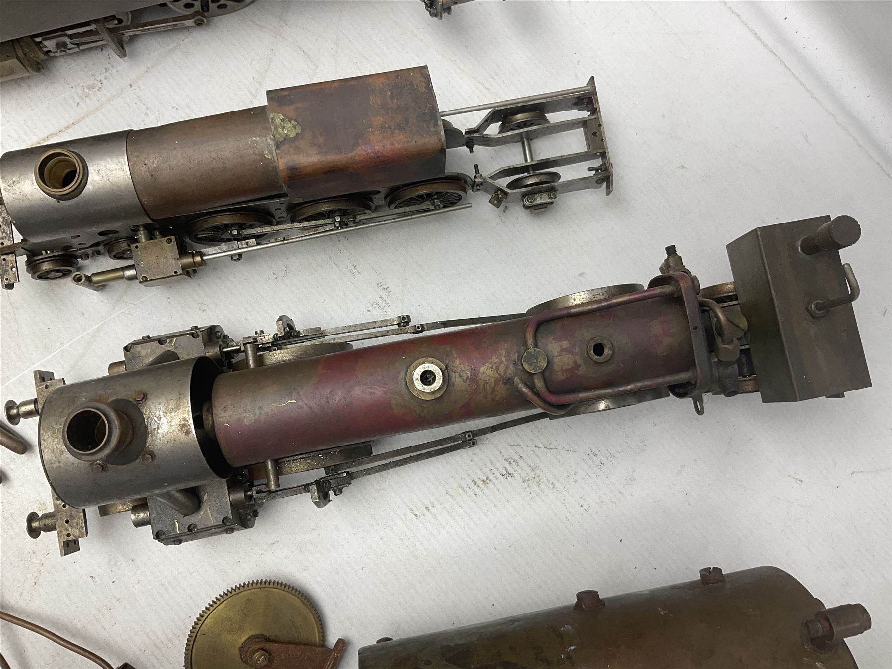 Three part-built live steam locomotives - 1.75