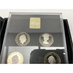 The Royal Mint United Kingdom 2021 proof coin set, cased with certificate