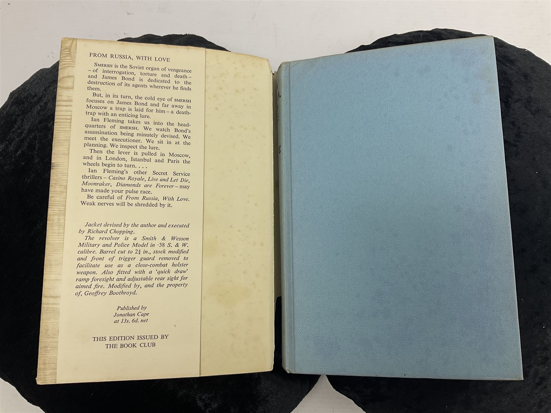 Ian Fleming: Octopussy and The Living Daylights. 1966 First edition with dustjacket; together with From Russia With Love. Book Club edition with dustjacket (2)