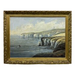 Michael James Whitehand (British 1941-): 'Flamborough 1874', oil on canvas signed and titled 45cm x 60cm