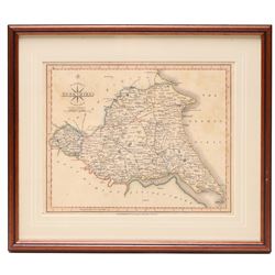 John Cary (British c.1755-1835): 'North Riding of Yorkshire' 'East Riding of Yorkshire' and 'Part of the West Riding of Yorkshire', three early 19th century engraved maps with hand-colouring 22cm x 27cm (3)