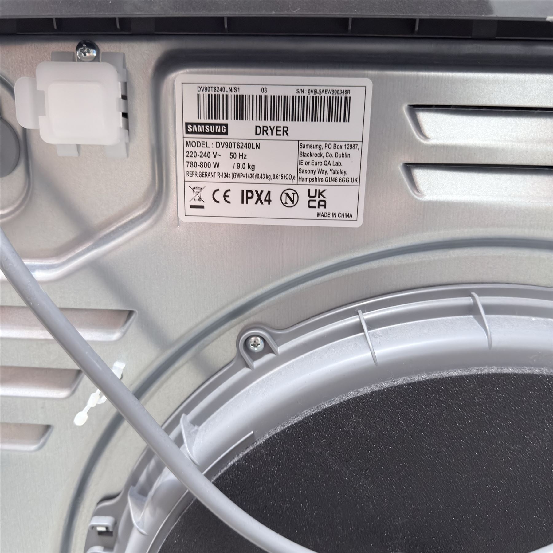 Samsung Condenser Tumble Dryer - DV90T6240LN