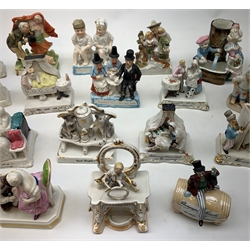 A collection of twenty six Victorian and Continental fairings, many with registration numbers beneath.